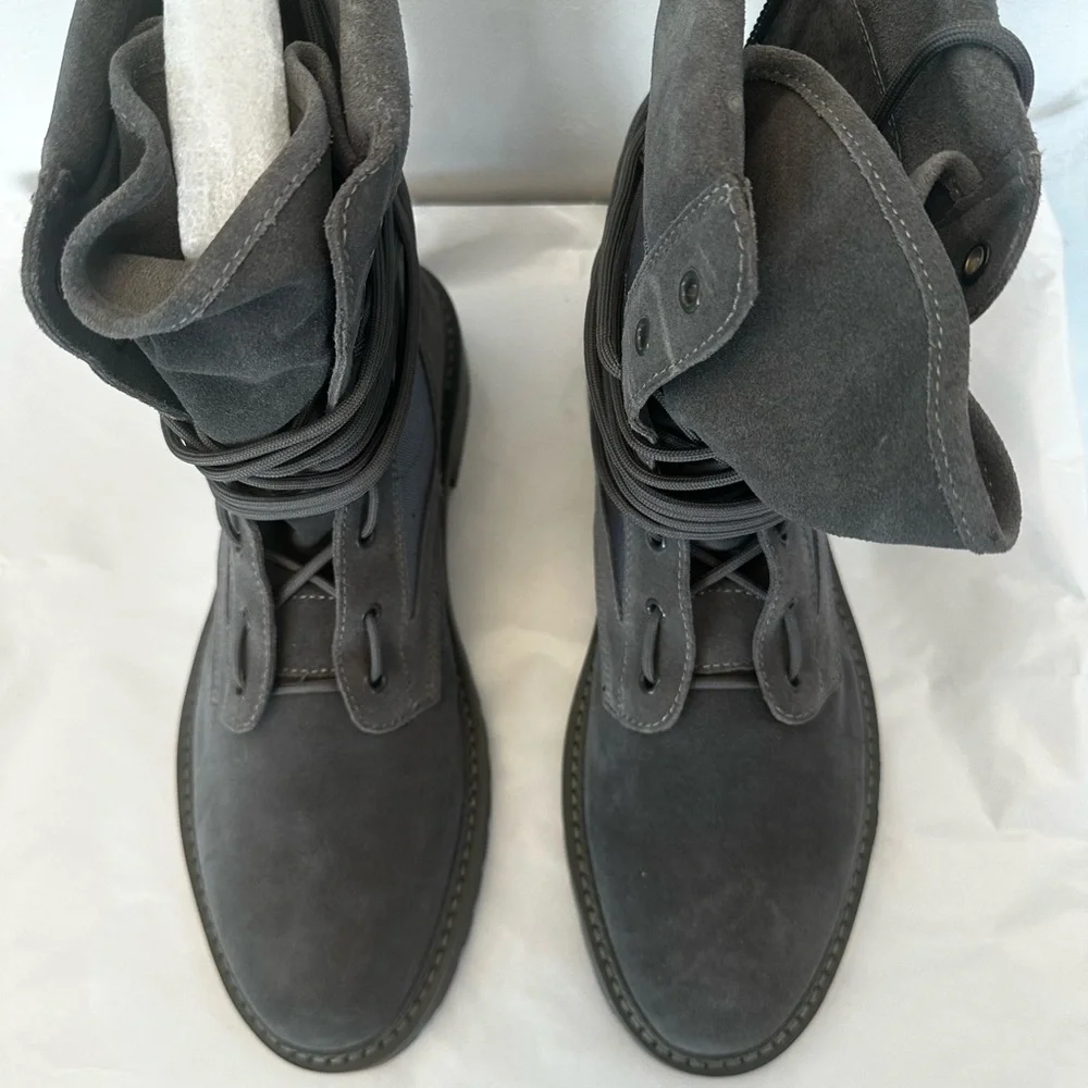 Saint Morta Men's Gray Suede Boots B84